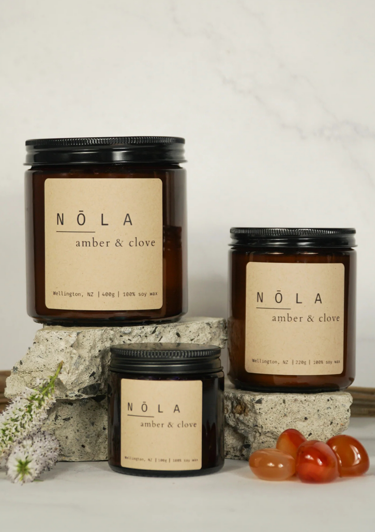 Nola Amber & Clove Candle