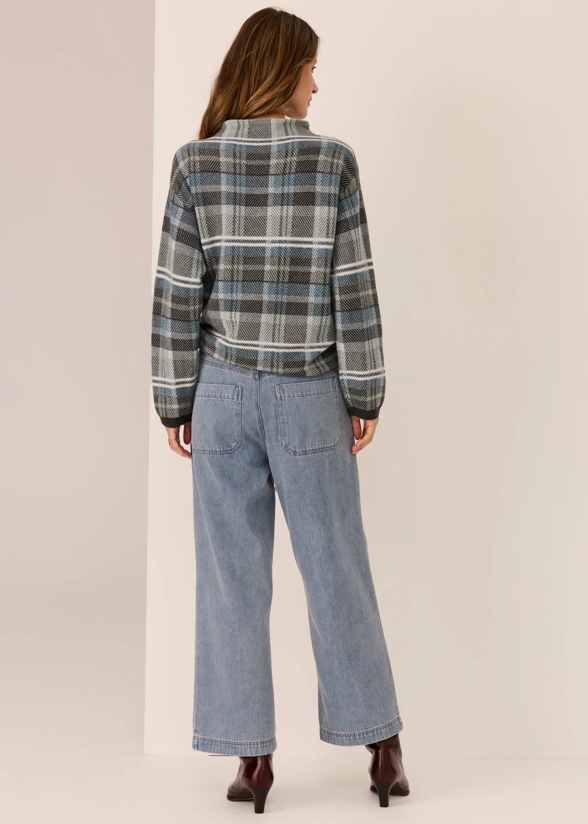 Pol Andie Cropped Jean - Blue Wash