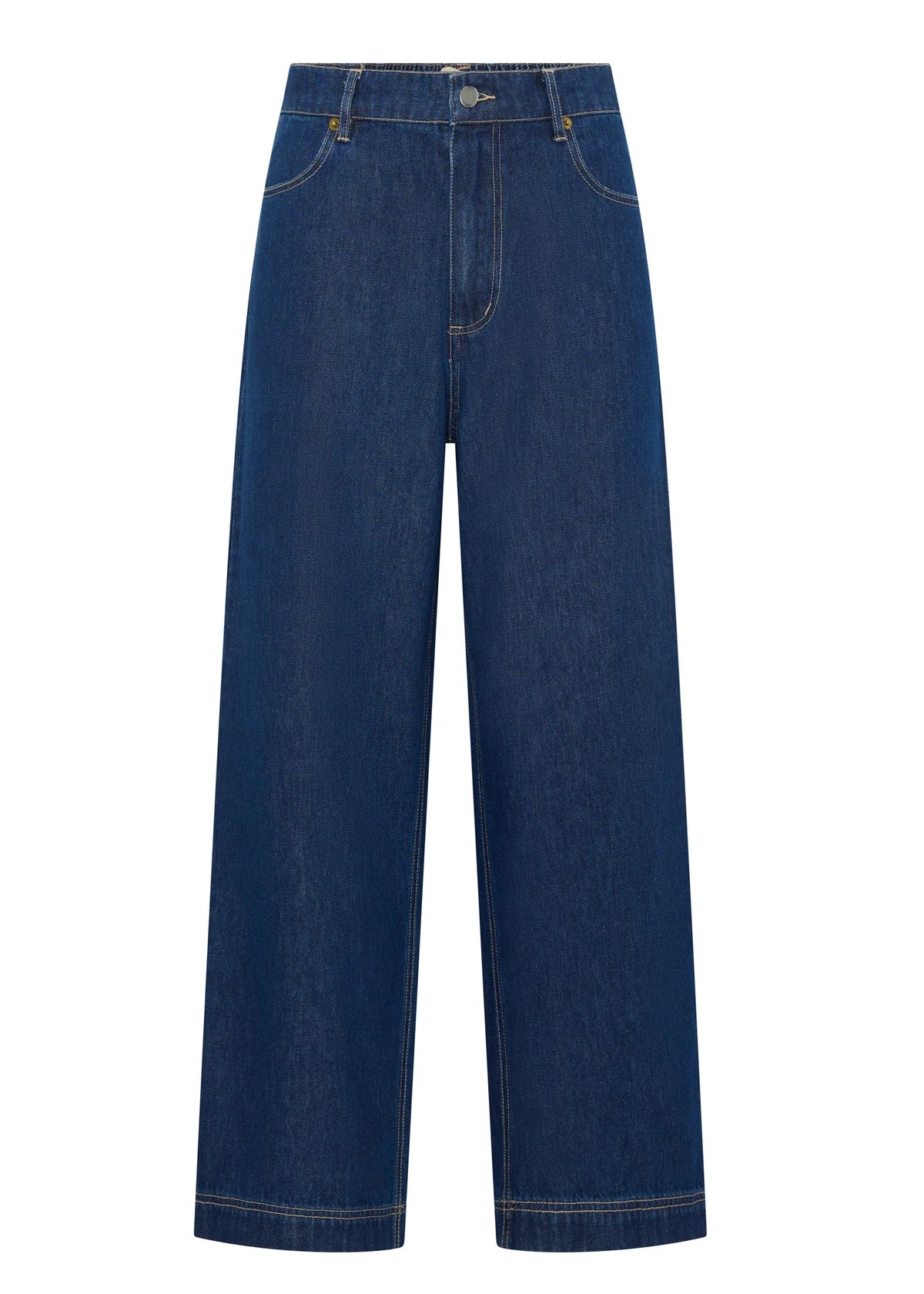 Pol Andie Cropped Jean - Dark Wash