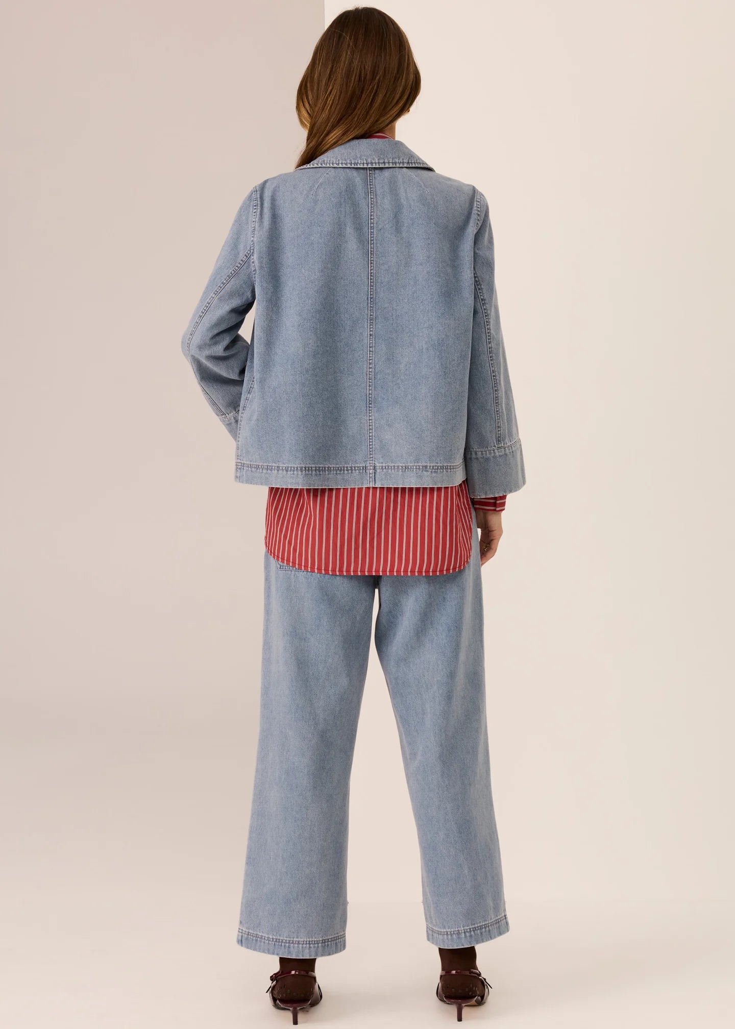 Andie Denim Jacket - Blue Wash