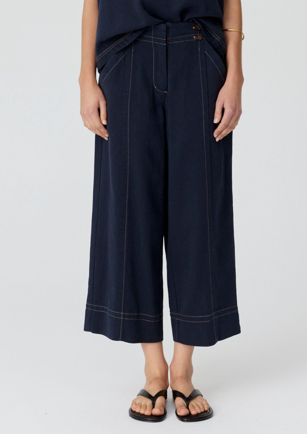 Anise Crop Pant - Ink COMING SOON