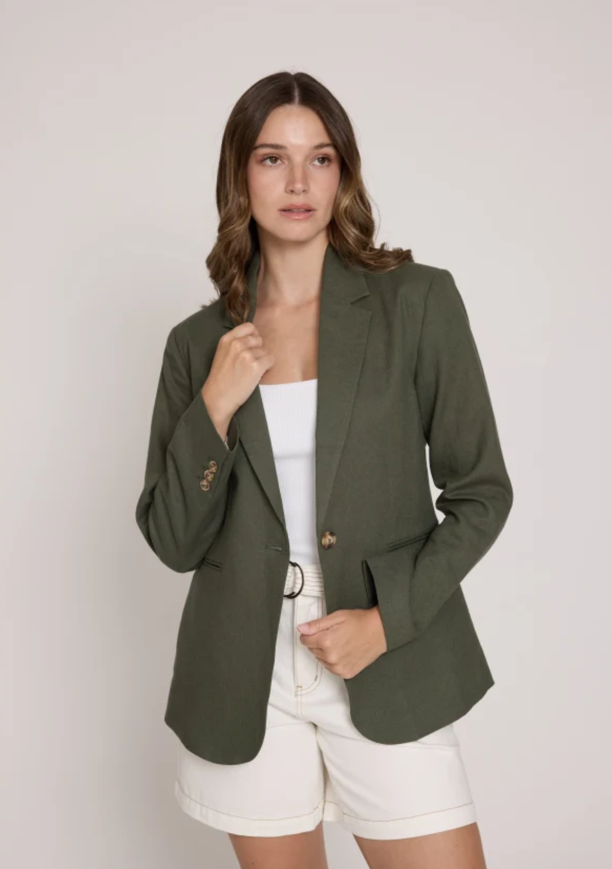 Aria Blazer - Khaki COMING SOON