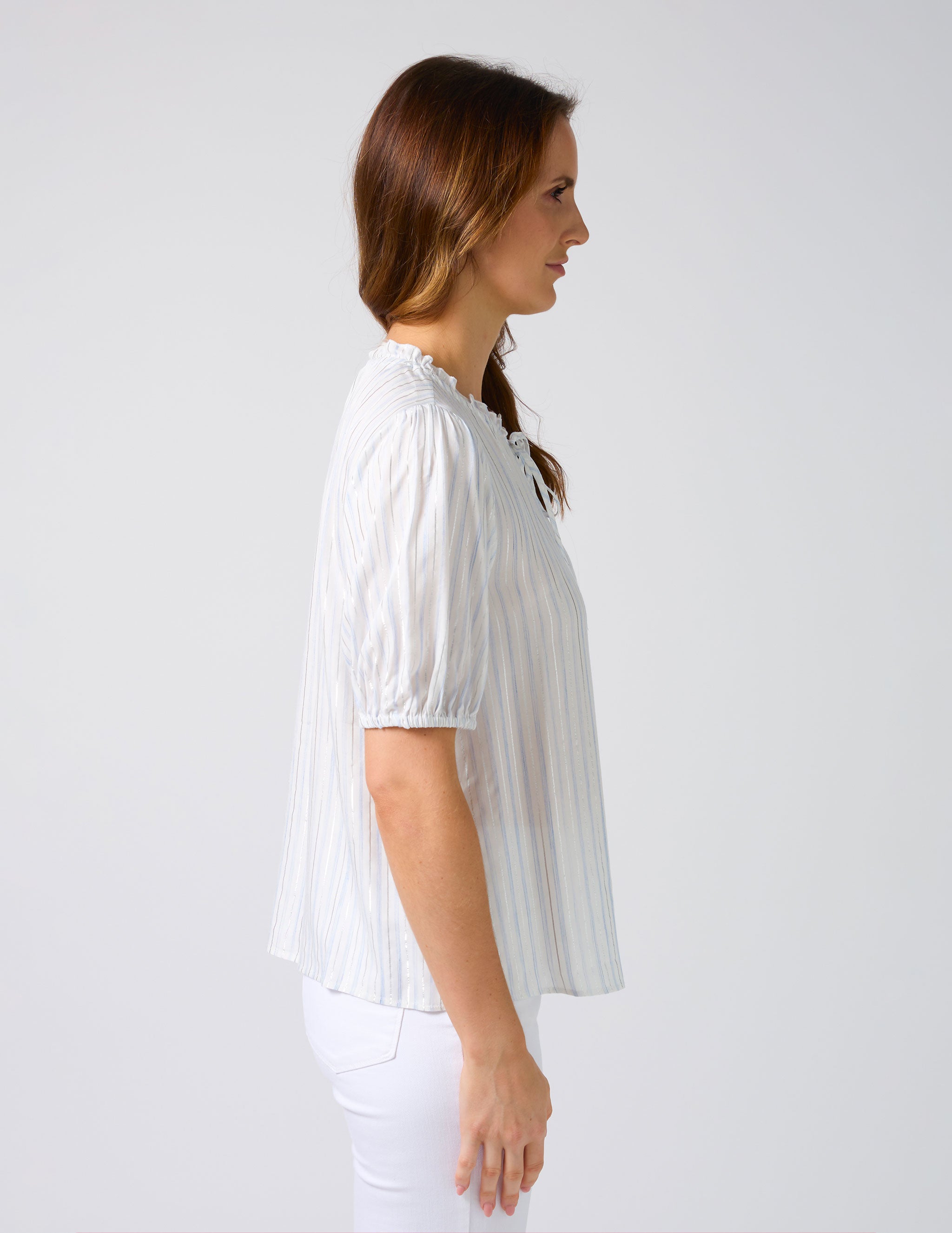 Arlo Blouse - Santorini Stripe