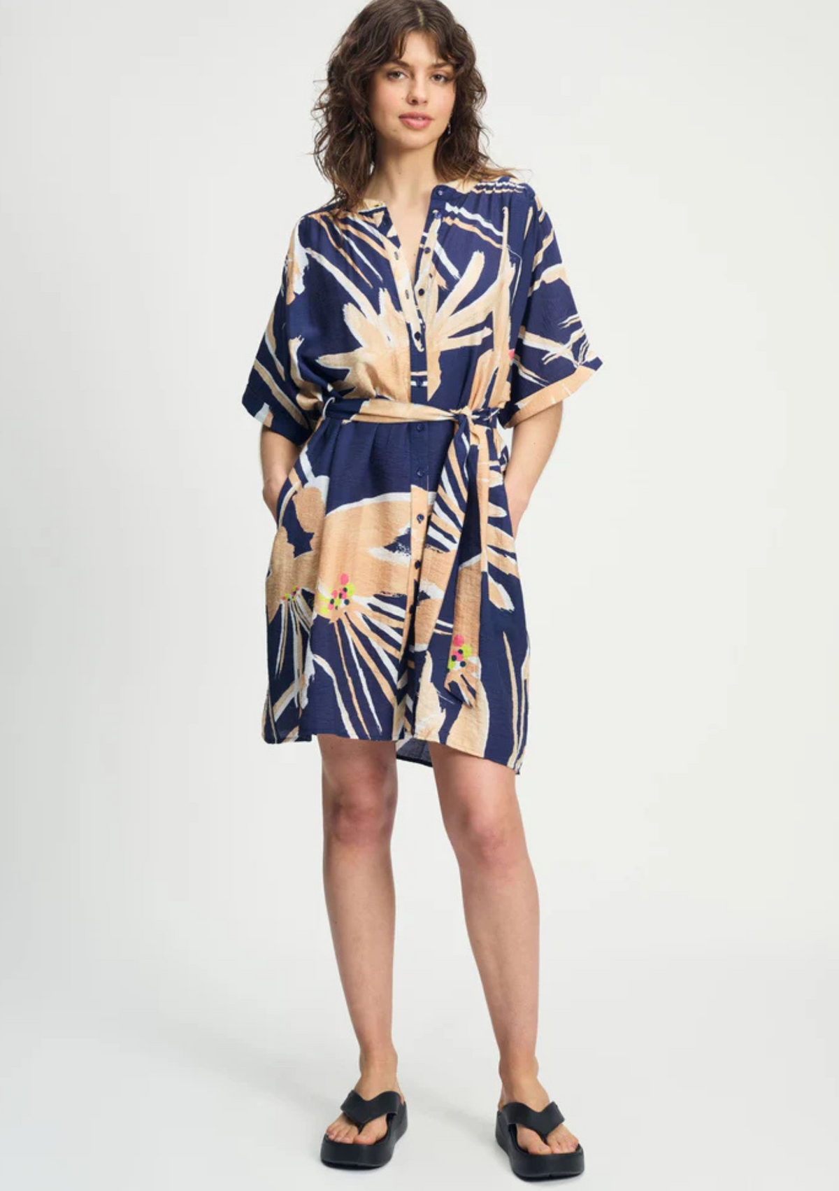 Pom Amsterdam CLEARANCE Dress - Artisan Sand