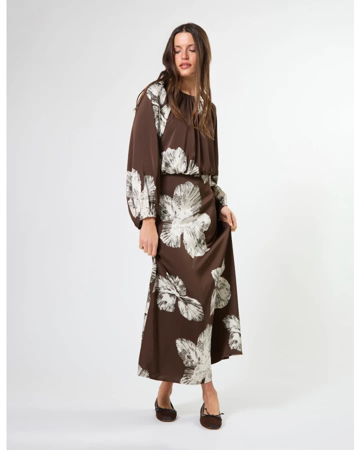 Asta Dress  - Cocoa Blooms