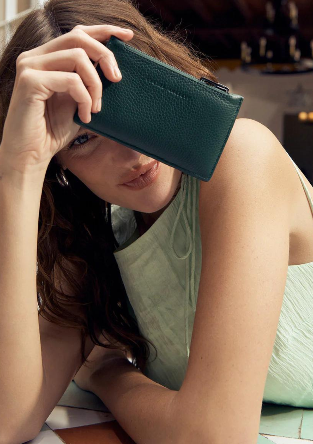 Status Anxiety Avoiding Things Wallet - Teal