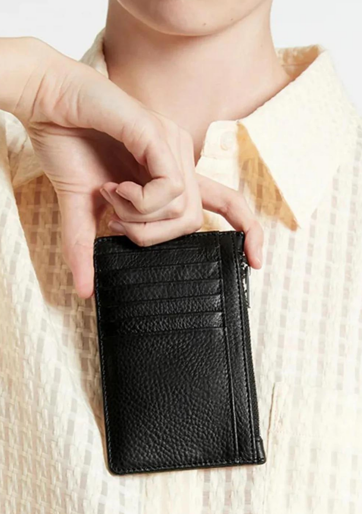 Status Anxiety Avoiding Things Wallet - Black