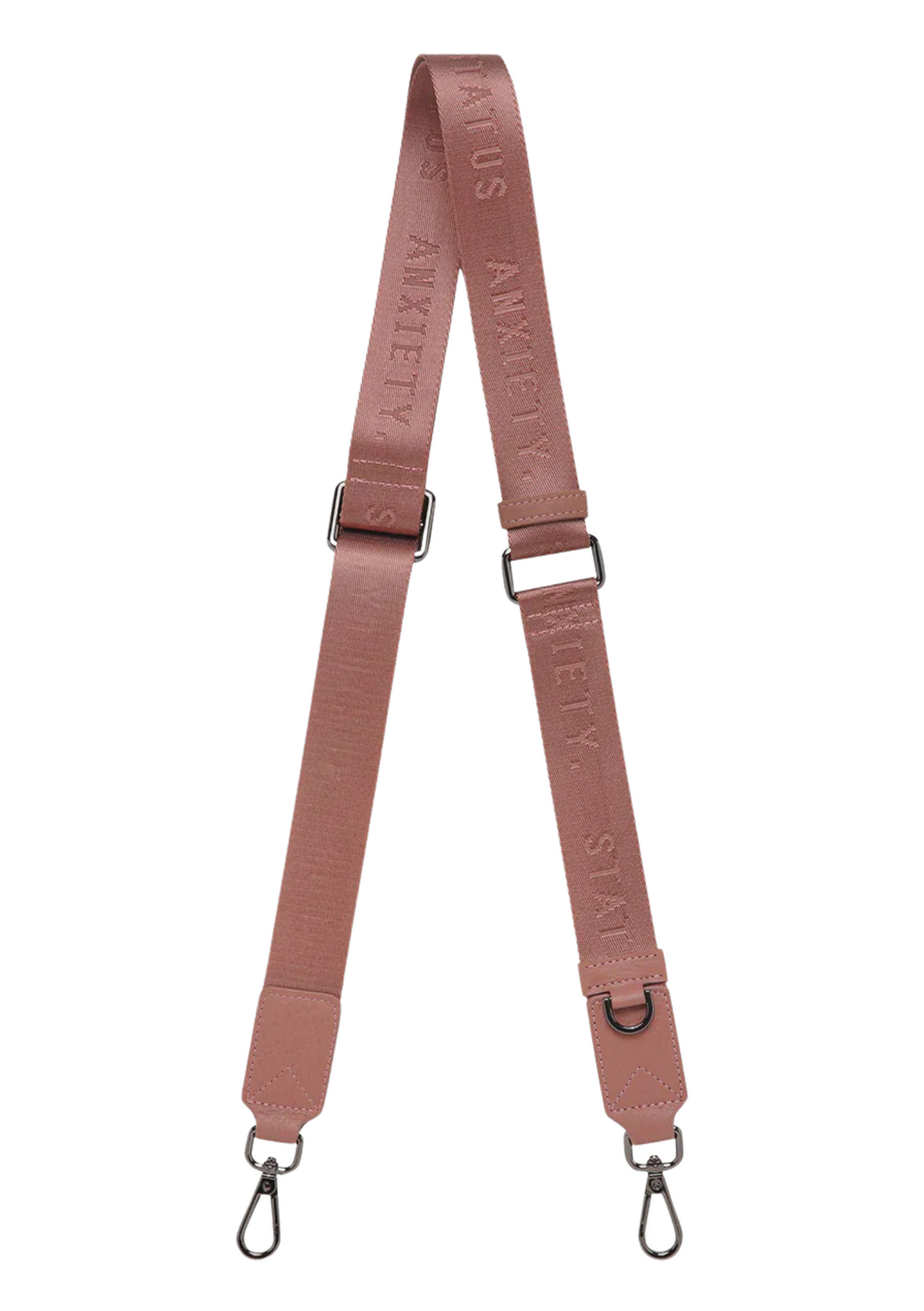 Status Anxiety Web Strap - Dusty Rose