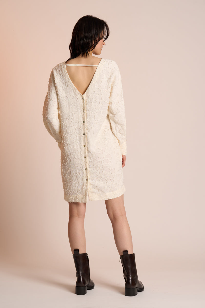 Neris CLEARANCE Bayeux Dress - Cloud