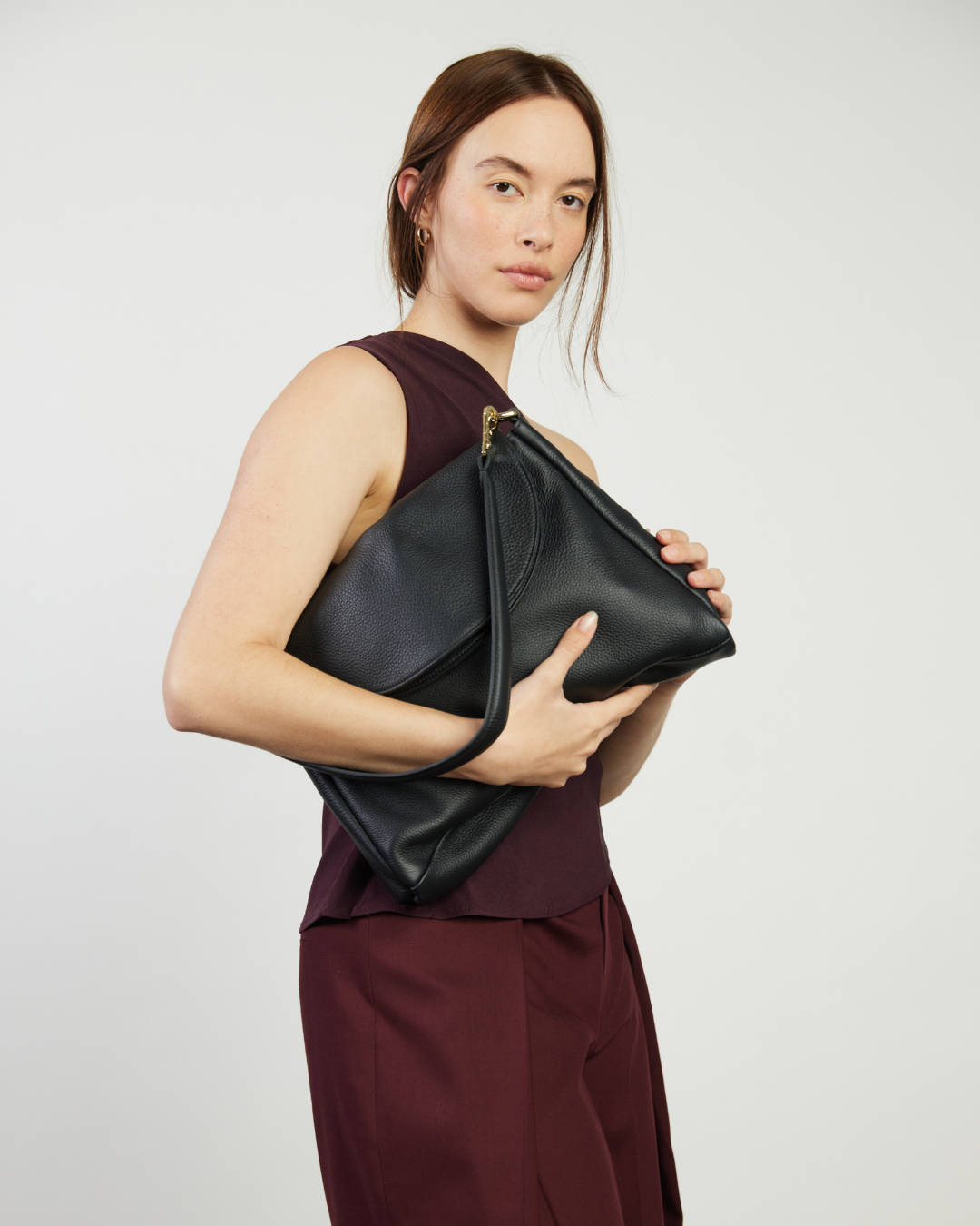 Becks Shoulder Bag - Black Luxe