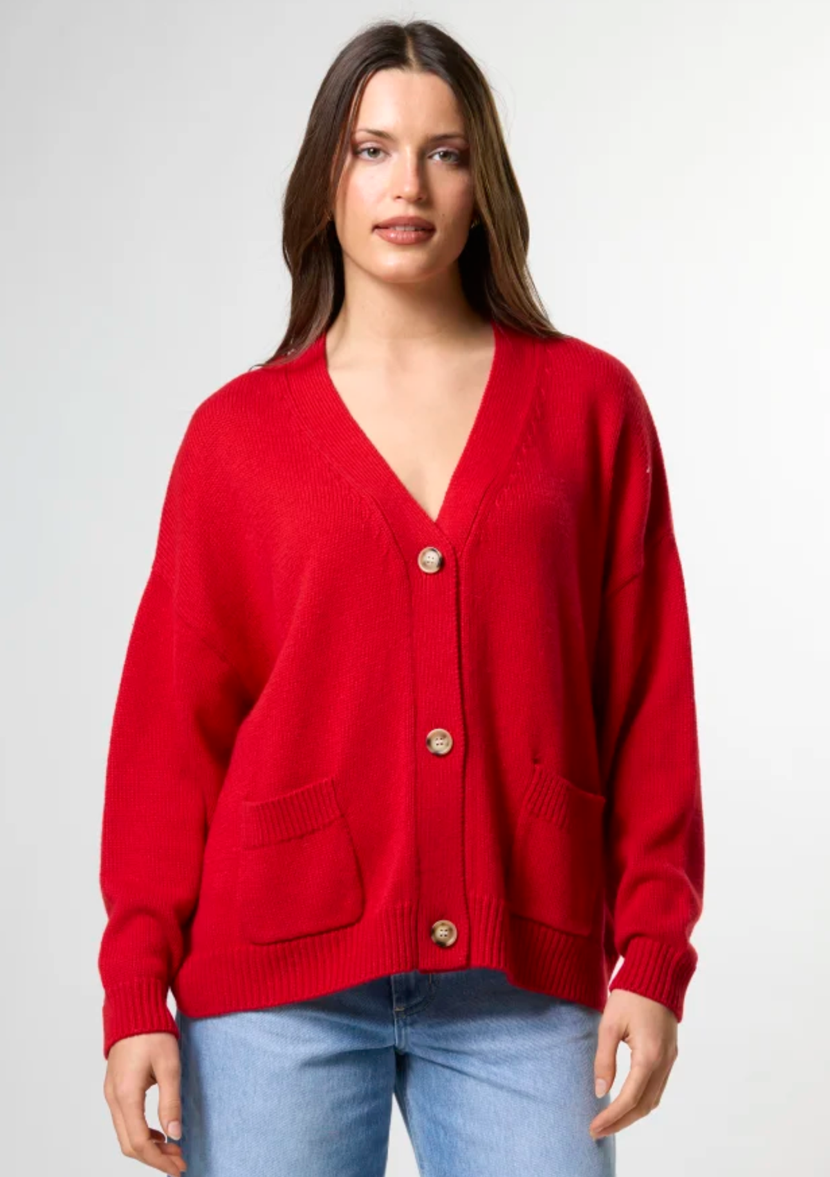 Stella + Gemma Bentley Cardigan - Rouge