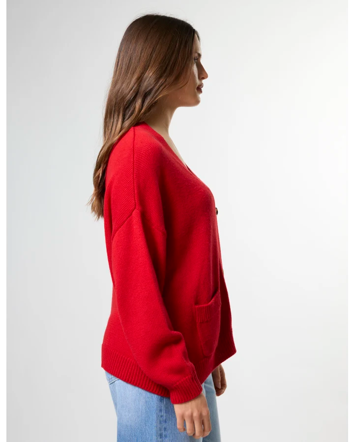 Bentley Cardigan - Rouge