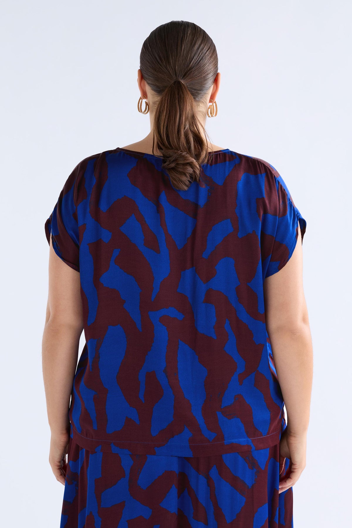 Elk Besa Top - Varr Print / Shiraz