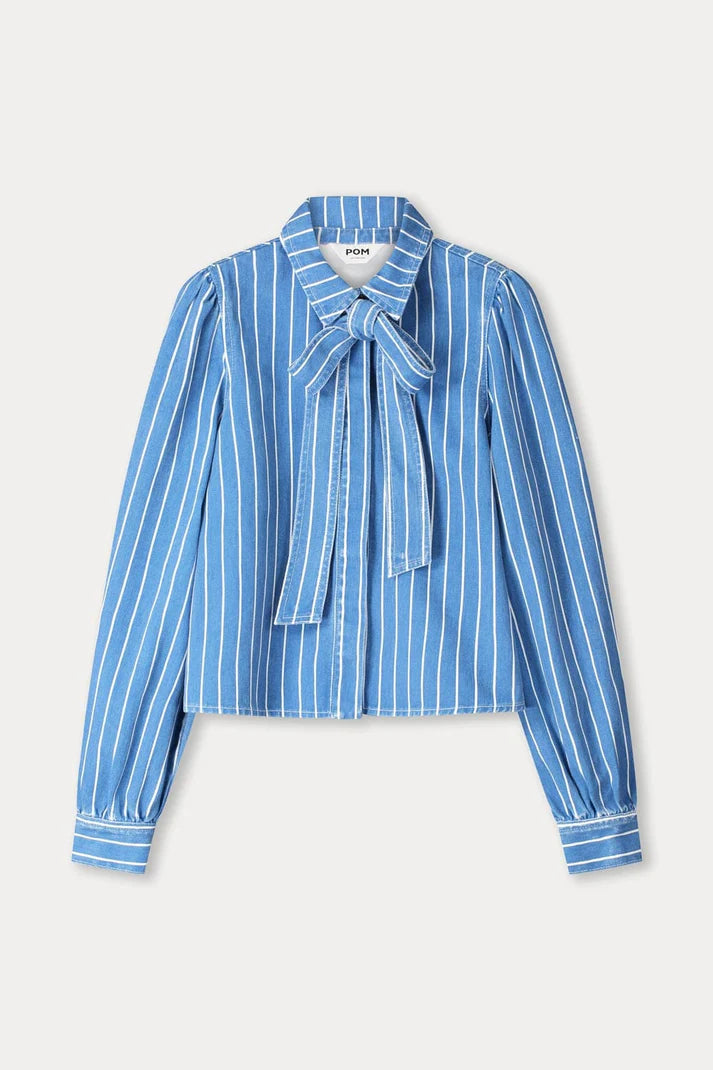 Blouse - Denim Stripes Blue PRE ORDER