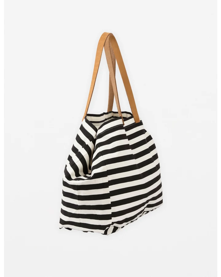 Stella + Gemma Bodrum Tote - Black Stripe