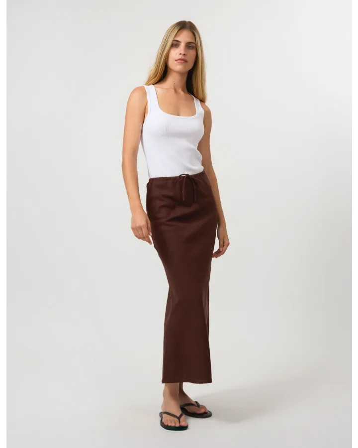 Brenda Skirt - Chocolate COMING SOON