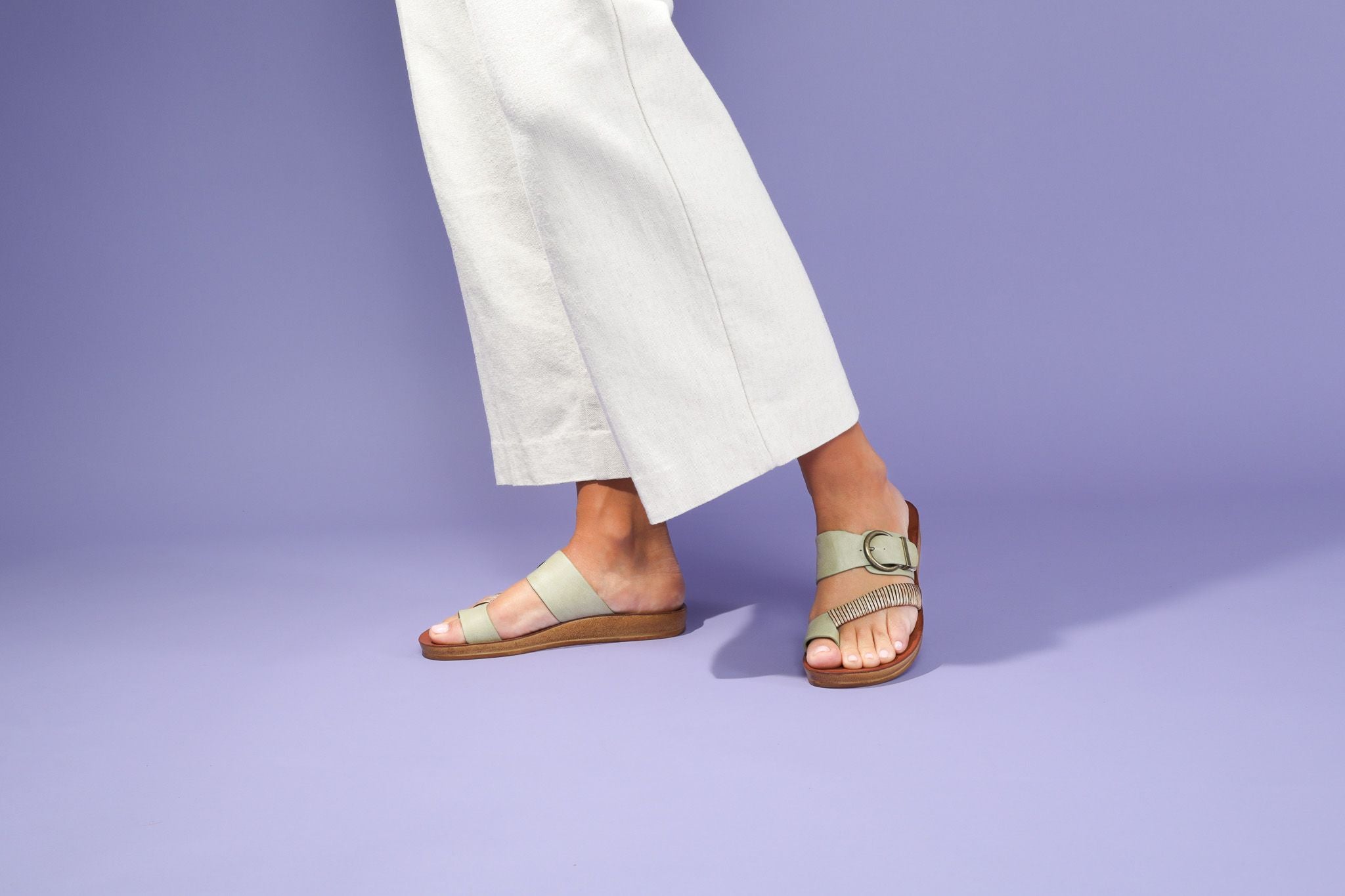 Bria Sandals - Sage