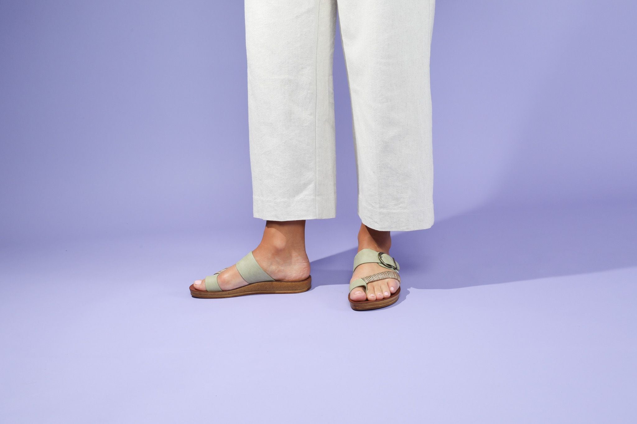 Bria Sandals - Sage