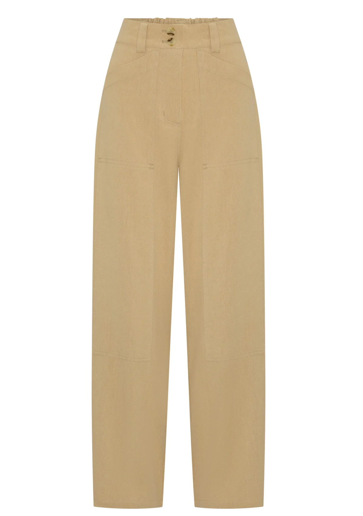 Pol Bronel Barrel Pant - Pebble