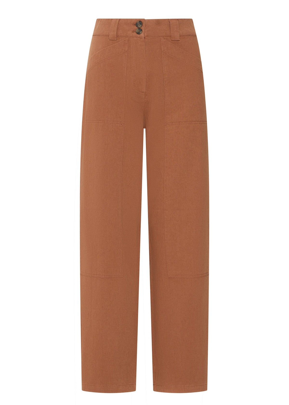 Pol Bronel Barrel Pant - Toffee