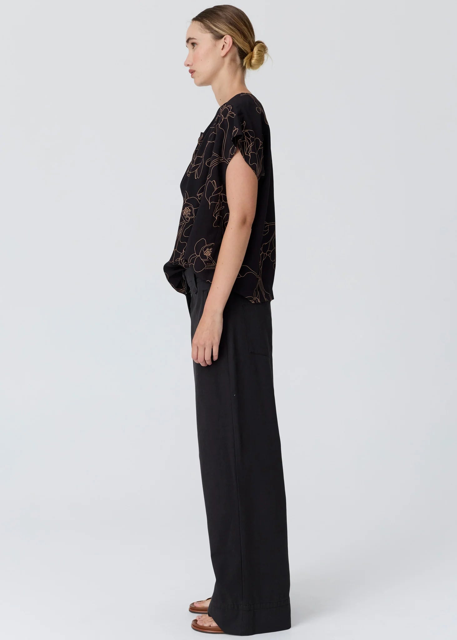 Budd Cowl Neck Top - Budd Print COMING SOON