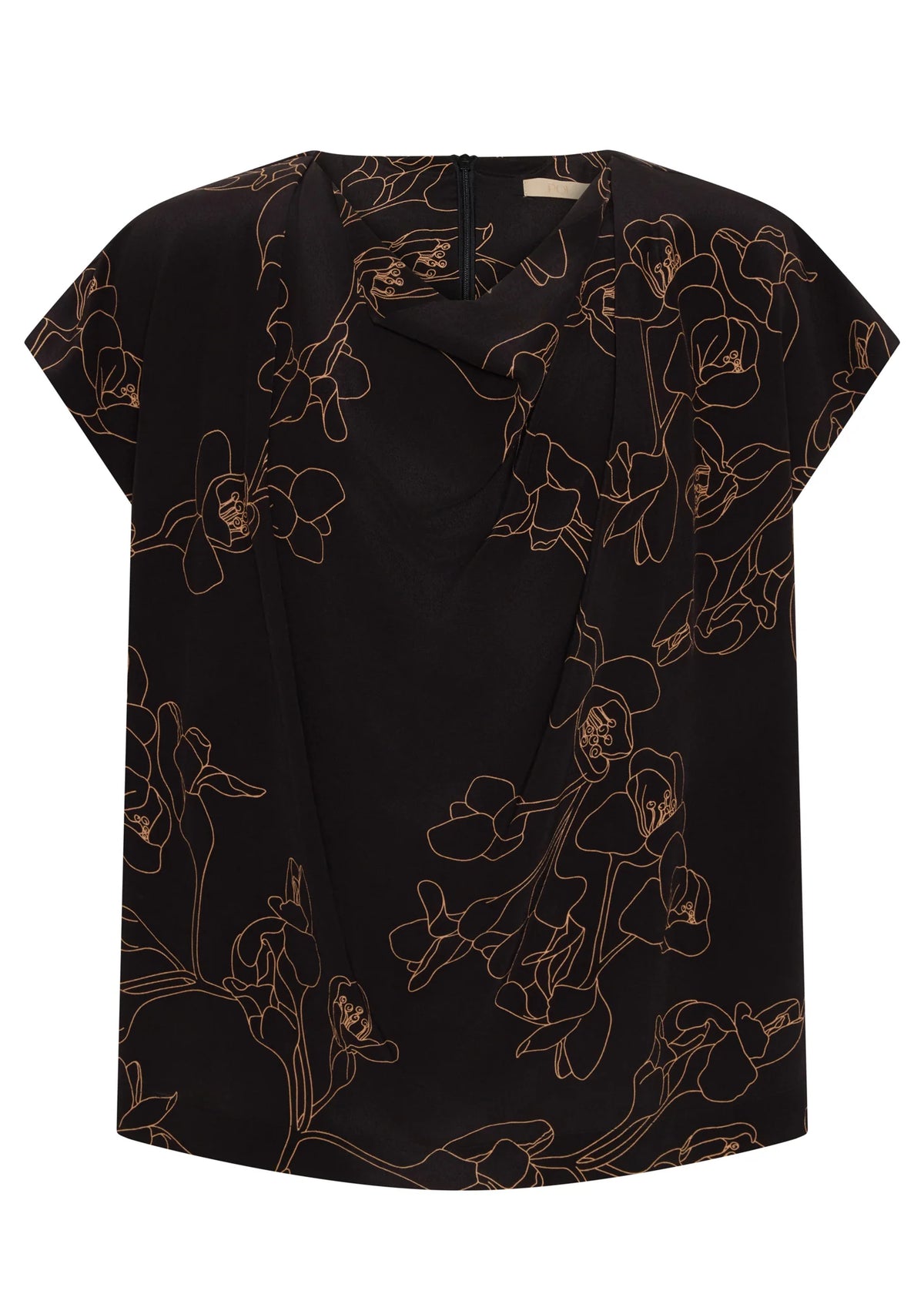 Budd Cowl Neck Top - Budd Print COMING SOON