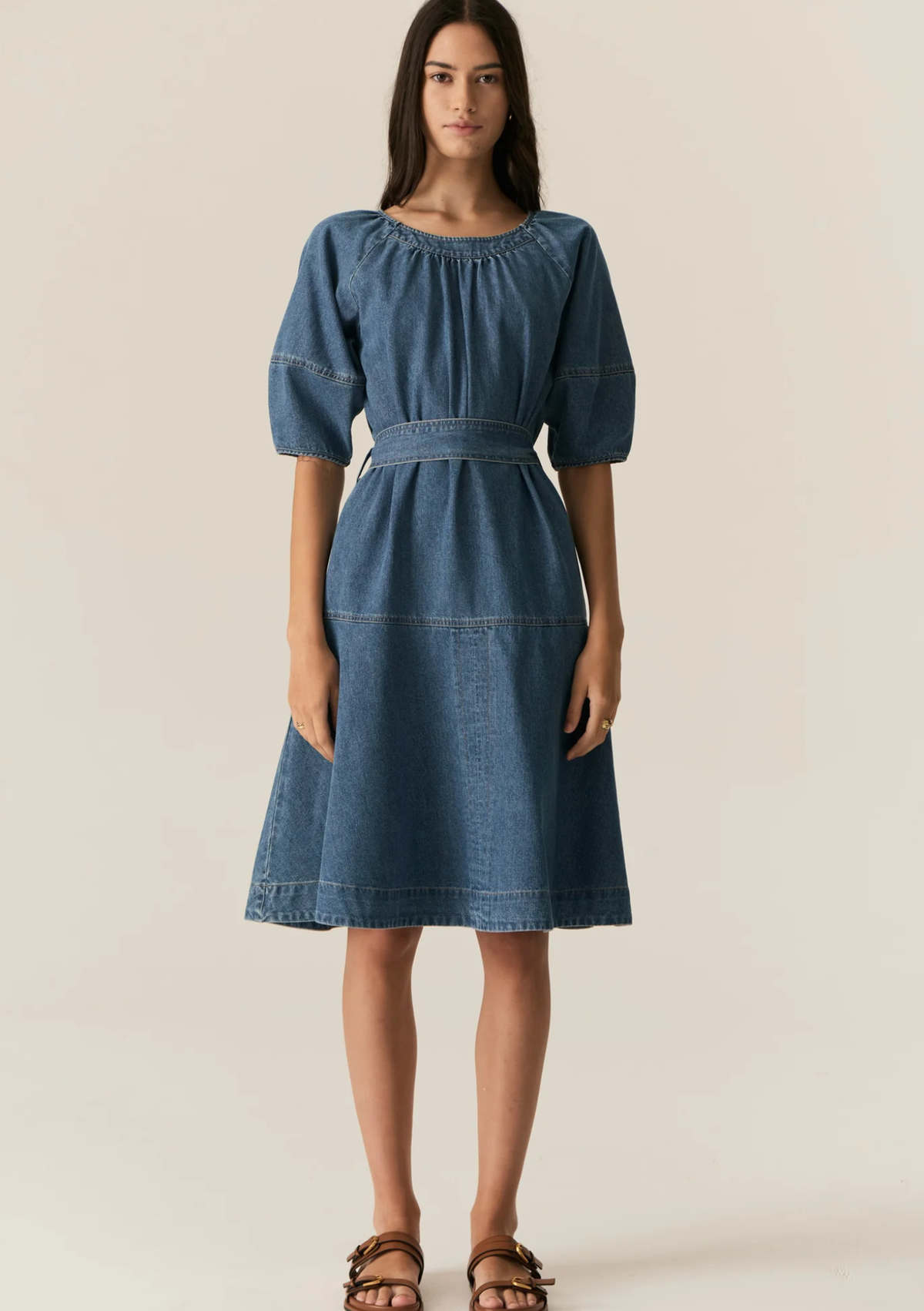 Pol Carsen Dress - Light Wash