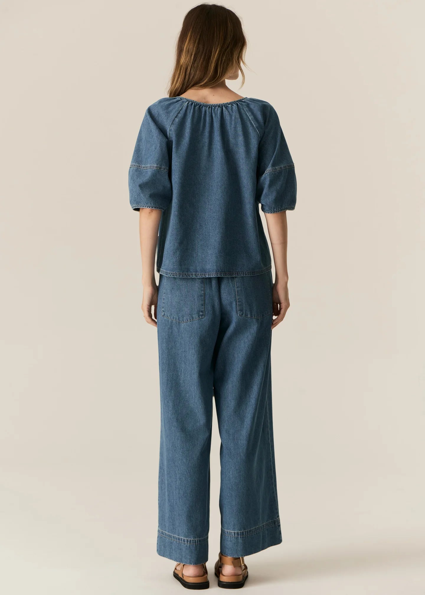 Carsen Top - Light Wash