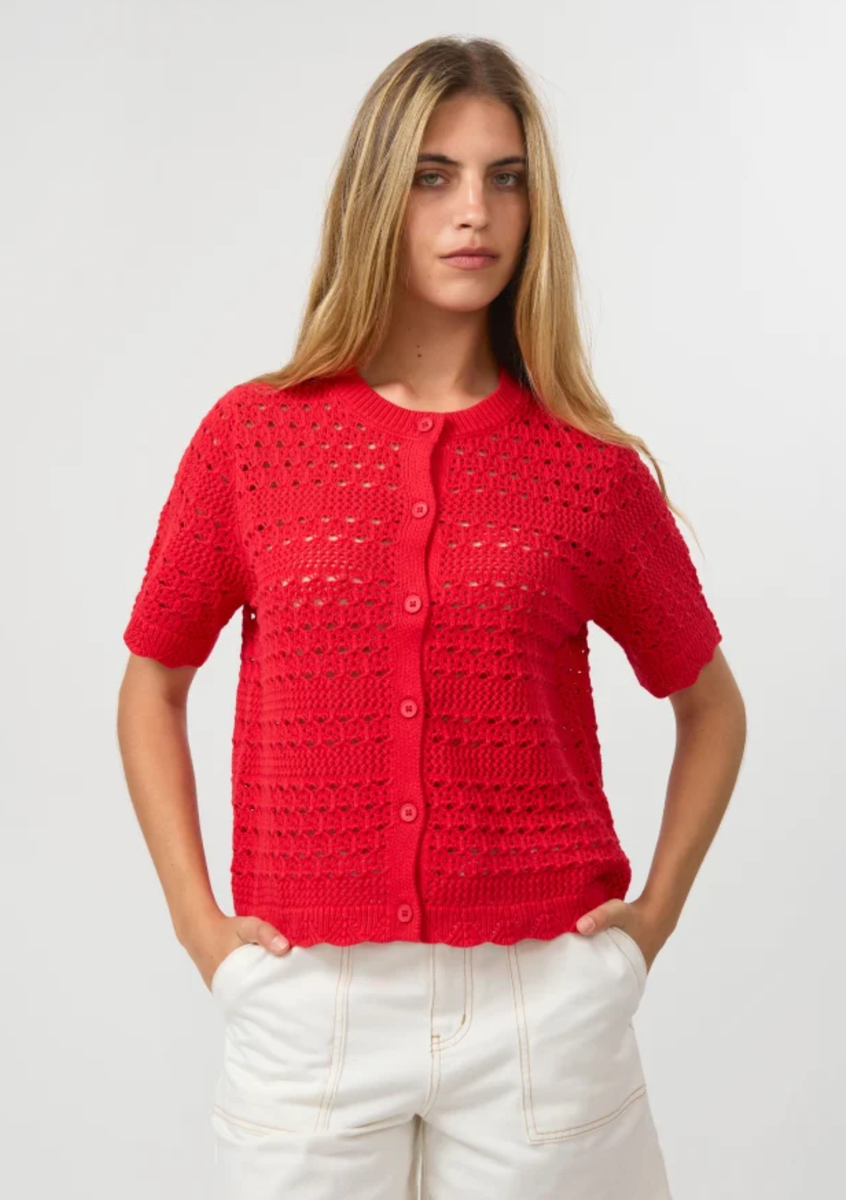 Stella + Gemma Celeste Knit - Scarlet