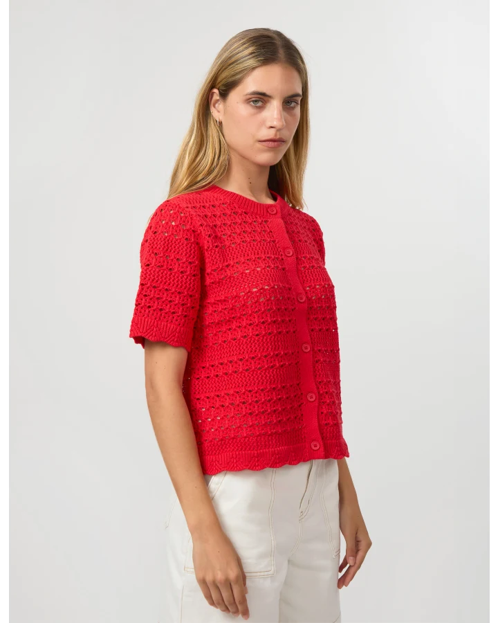 Stella + Gemma Celeste Knit - Scarlet