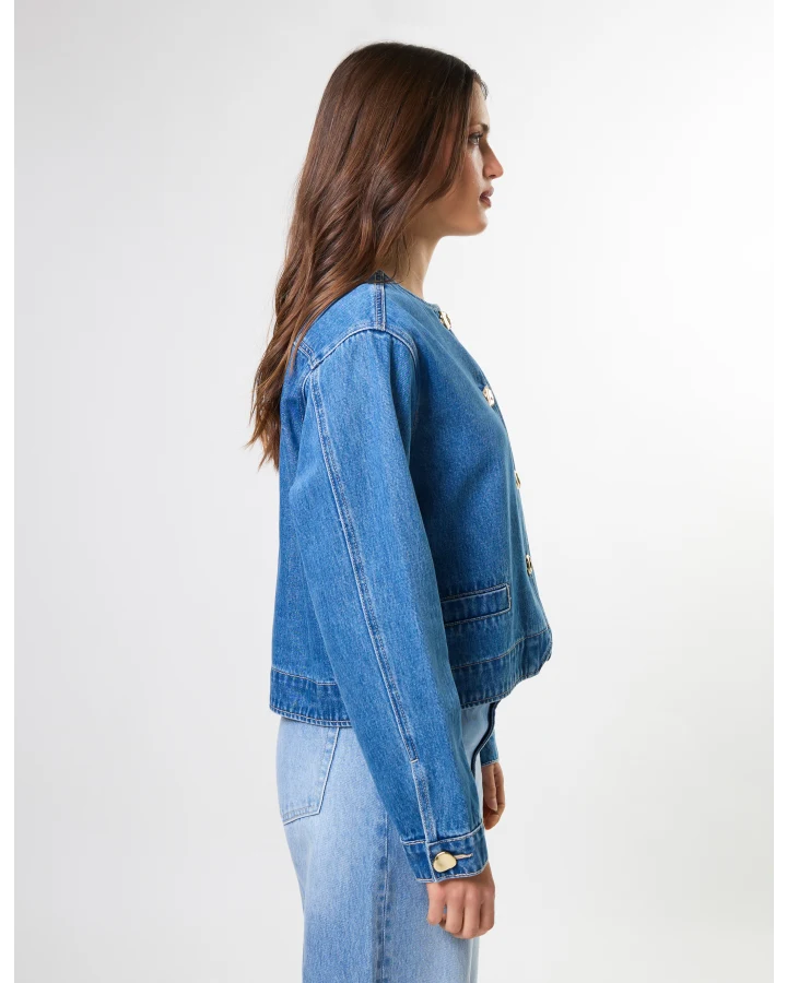 Stella + Gemma Clara Jacket - Mid Blue