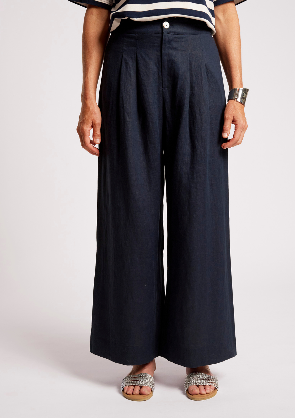 Eb + Ive Cove Palazzo Pant - Indigo