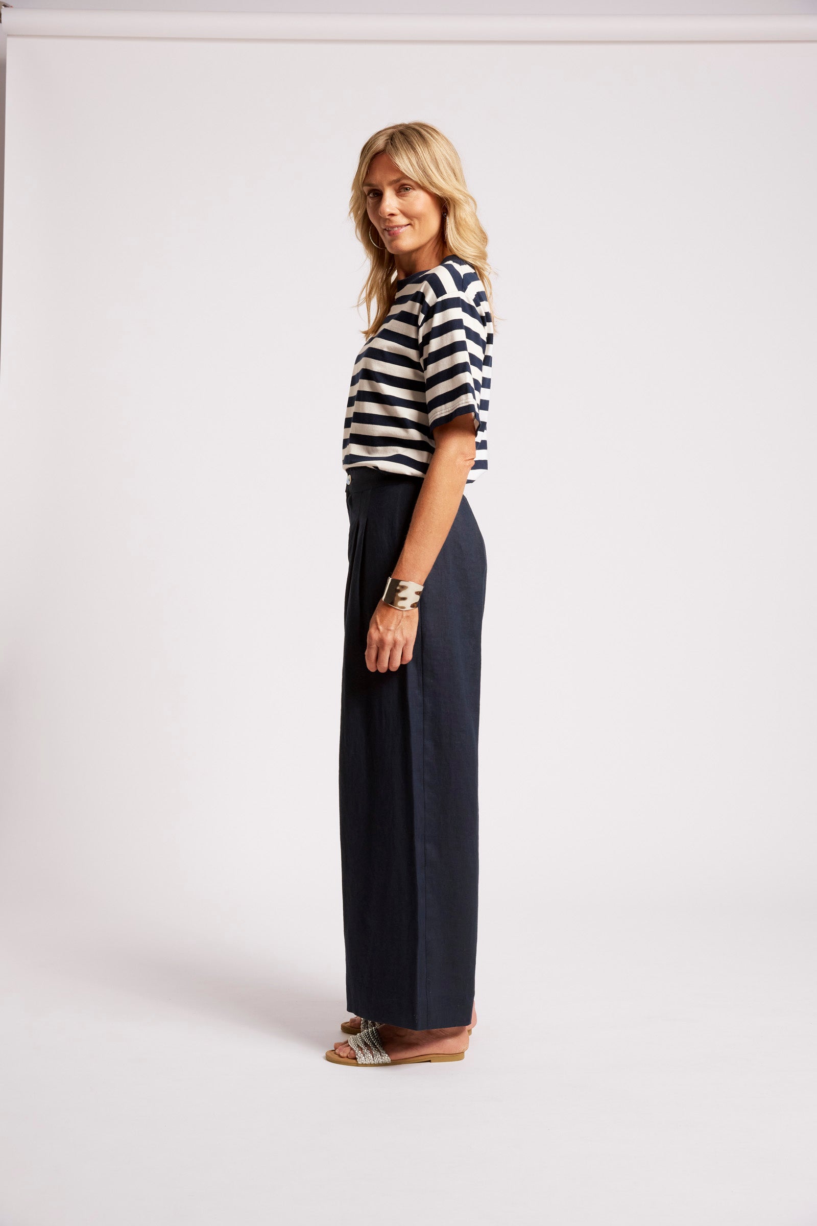 Cove Palazzo Pant - Indigo