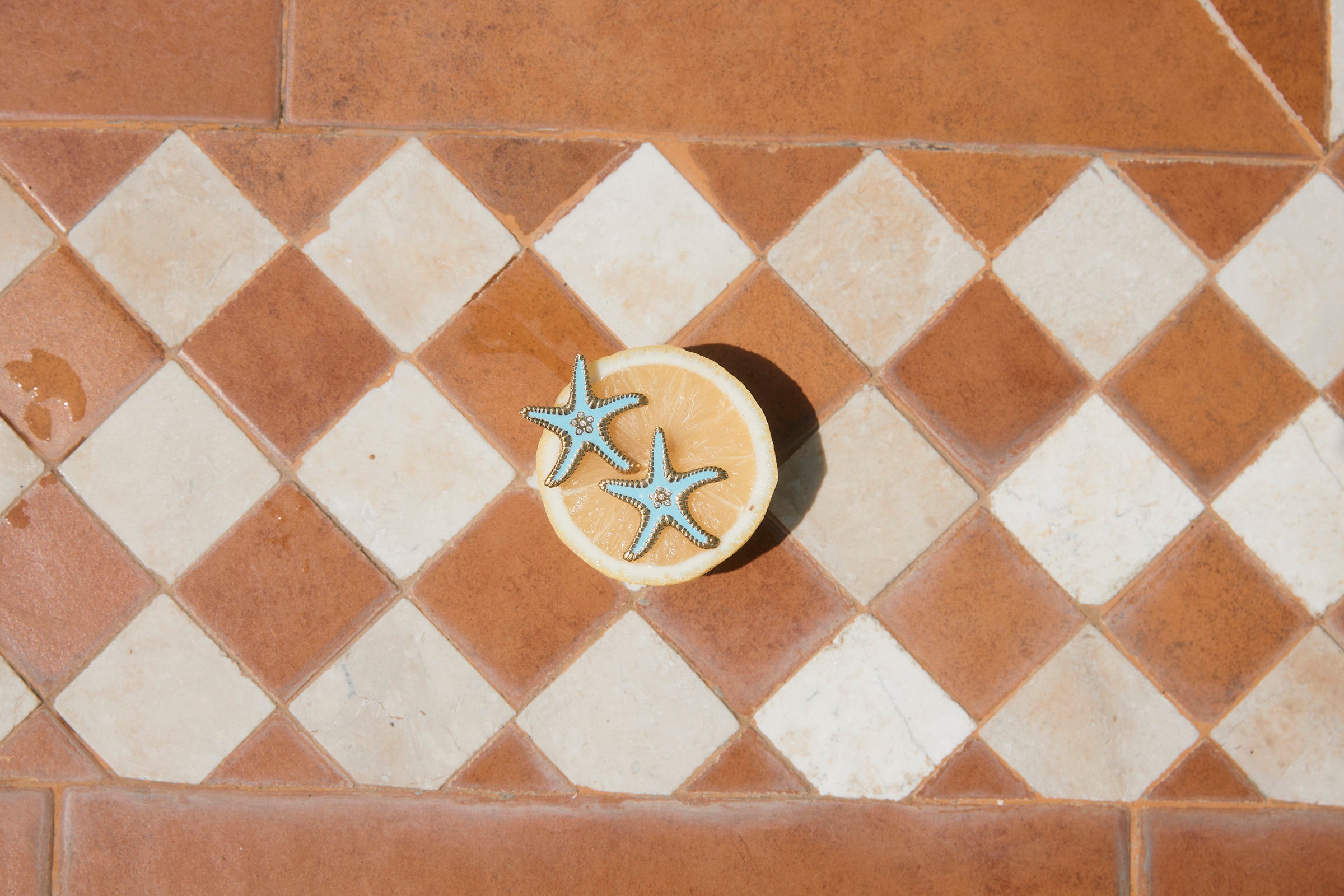 Crete Blue Earring - Starfish