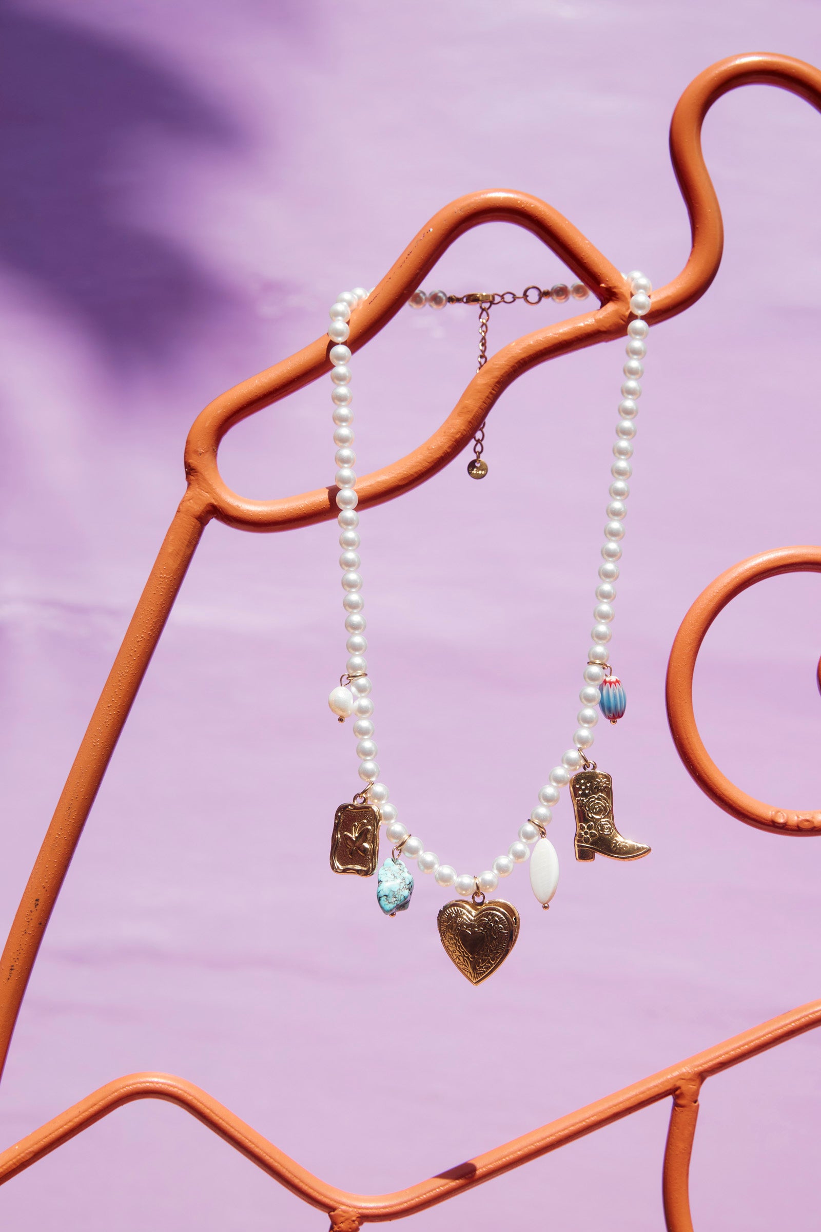 Crete Charm Necklace - Locket