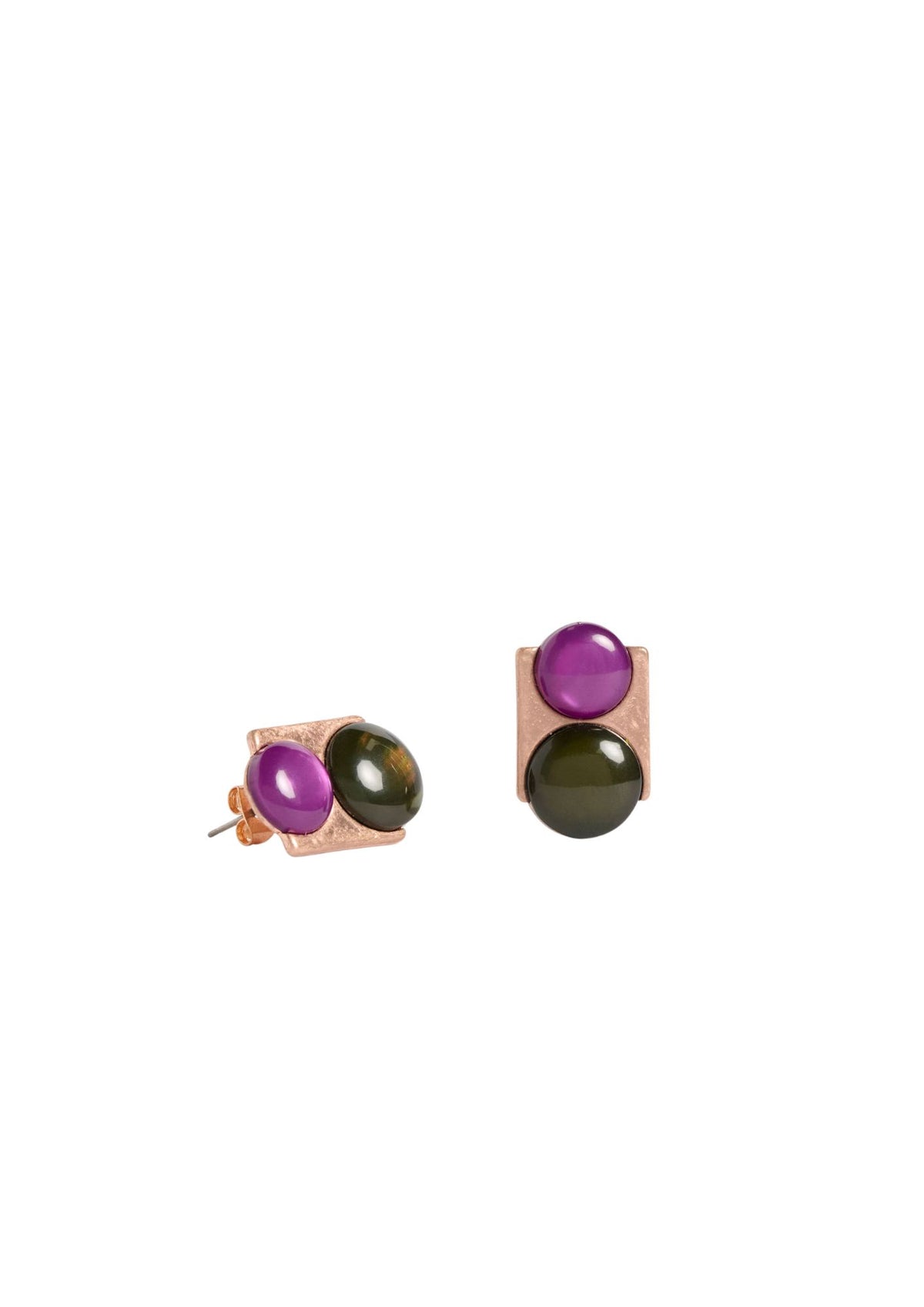 Elk Dalor Stud Earring - Rose Gold
