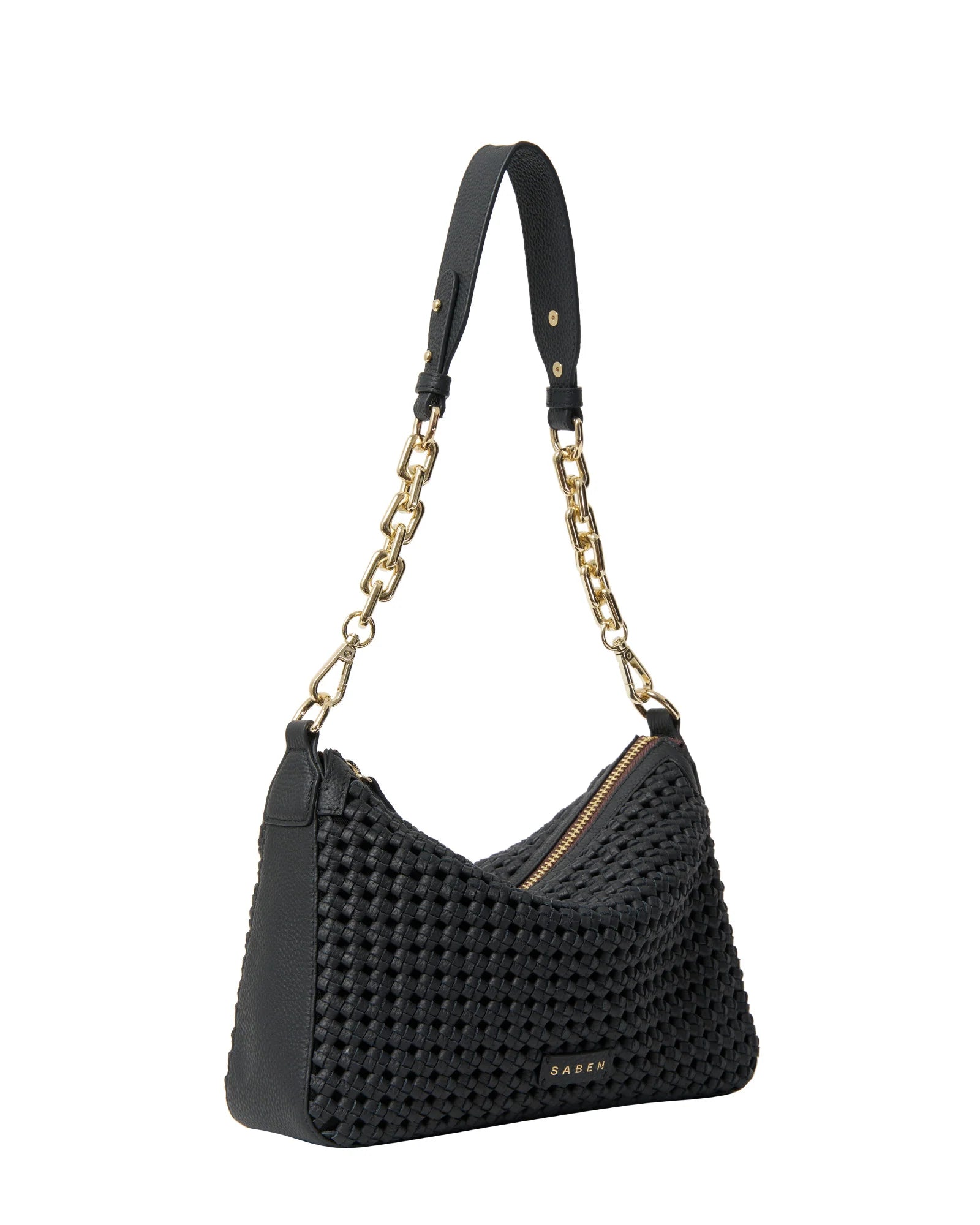 Dane Shoulder Bag - Black Braid