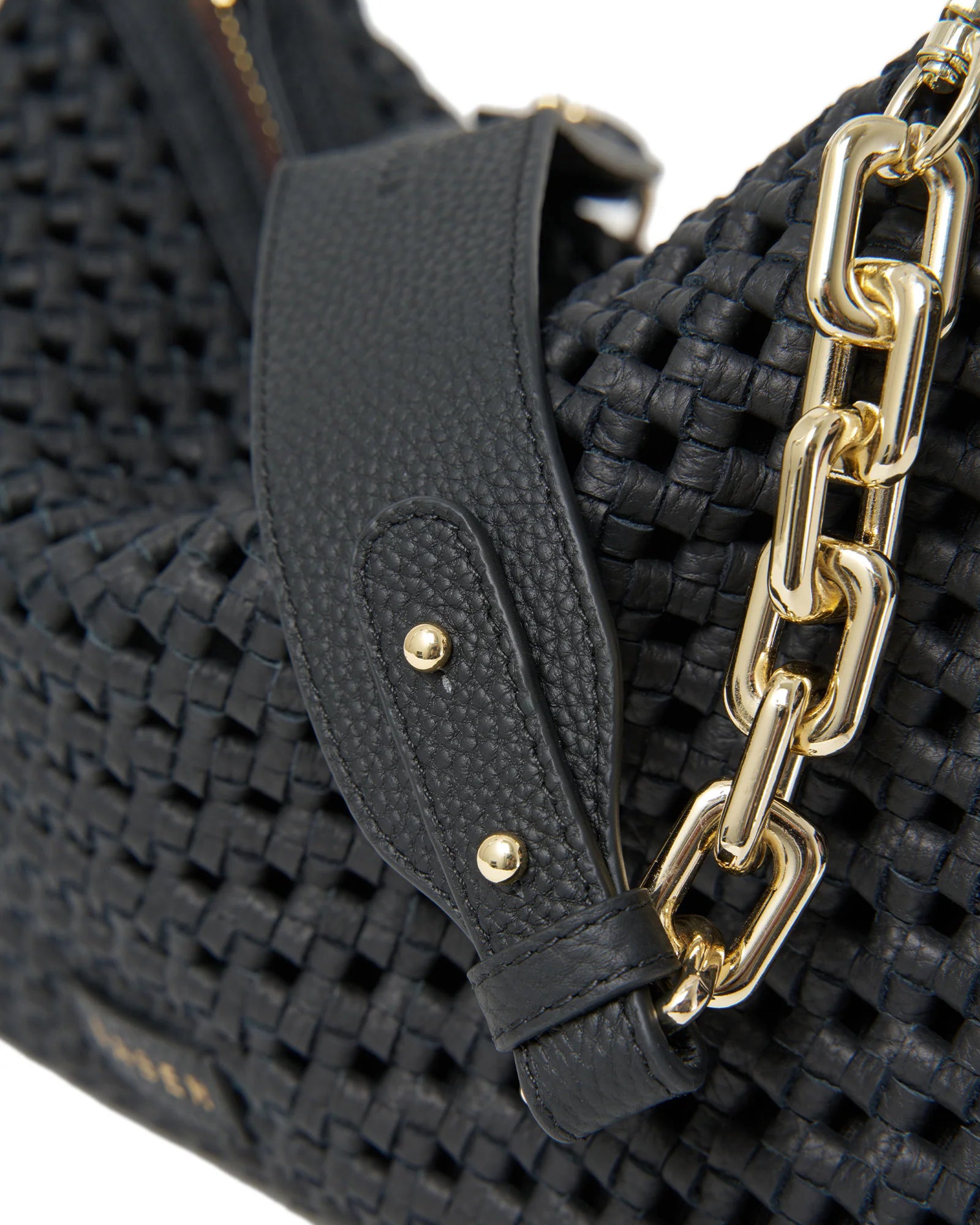 Dane Shoulder Bag - Black Braid