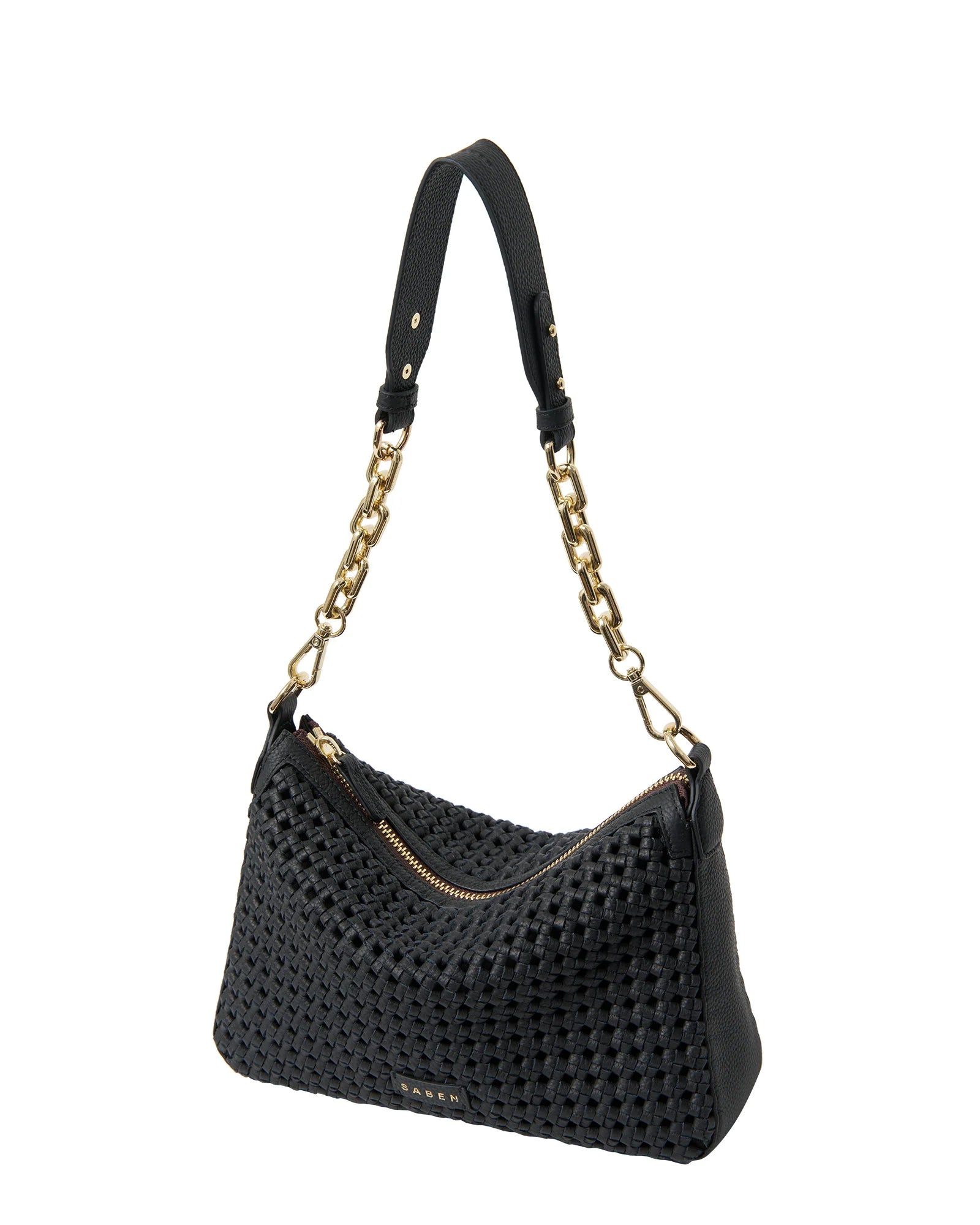 Dane Shoulder Bag - Black Braid