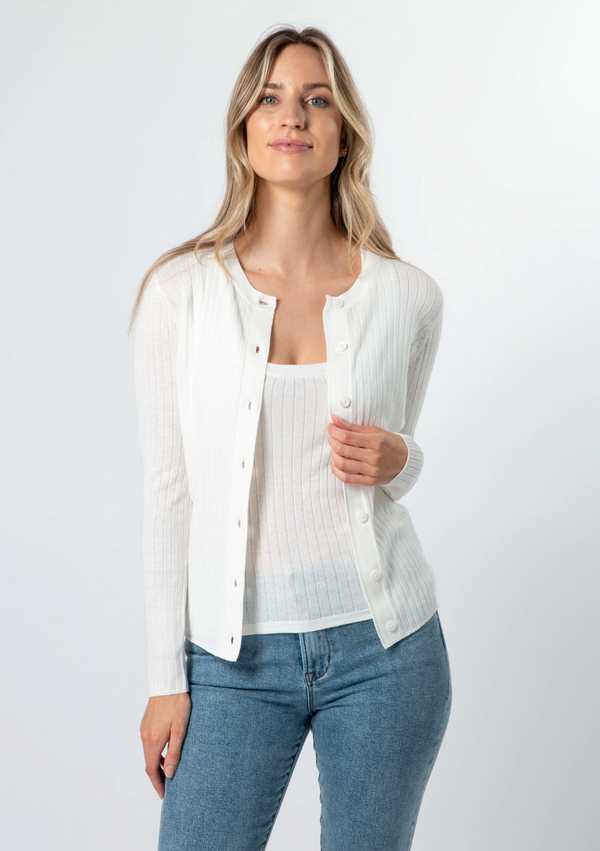 PRE ORDER Daphne Cardigan - Off White