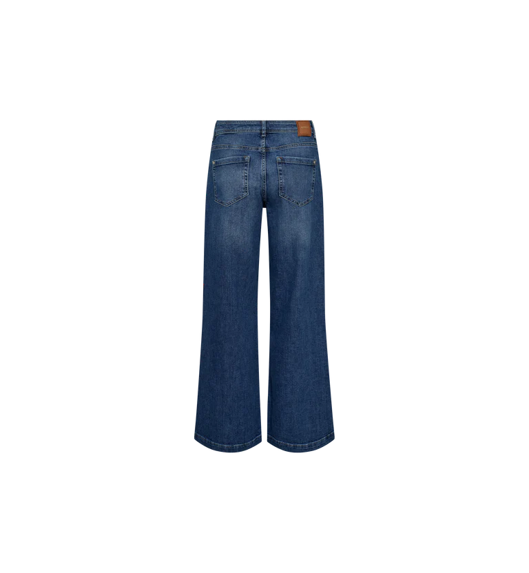 Mos Mosh Dara Deco Jeans - Mid Blue