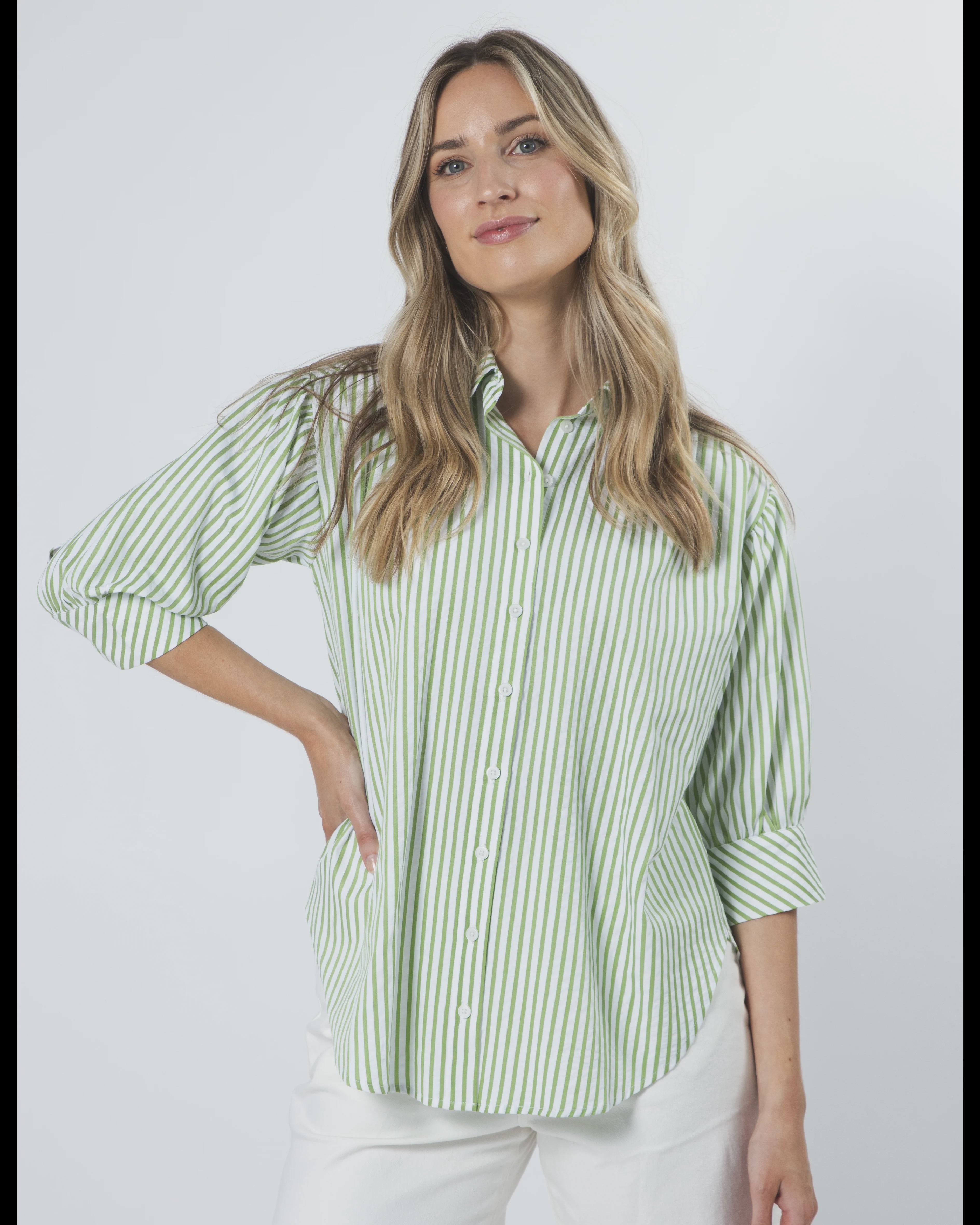 Deedee Shirt - Apple Stripe