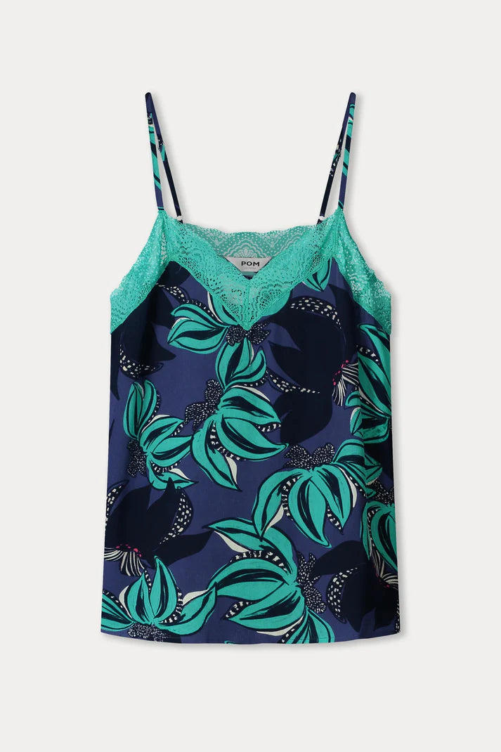 Pom Amsterdam CLEARANCE Cami Top - Delicacy Green