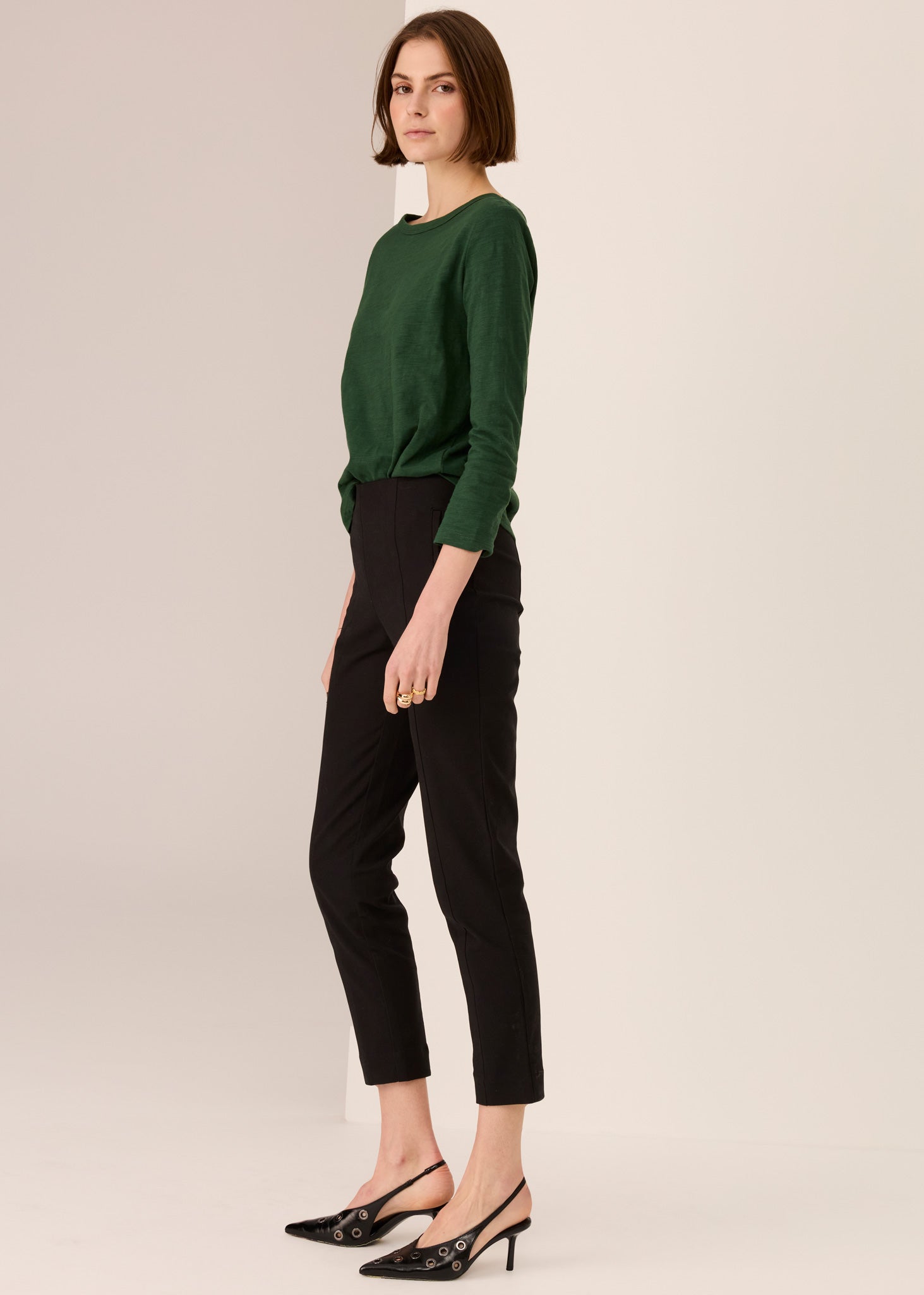 Delta Cigarette Pant - Black