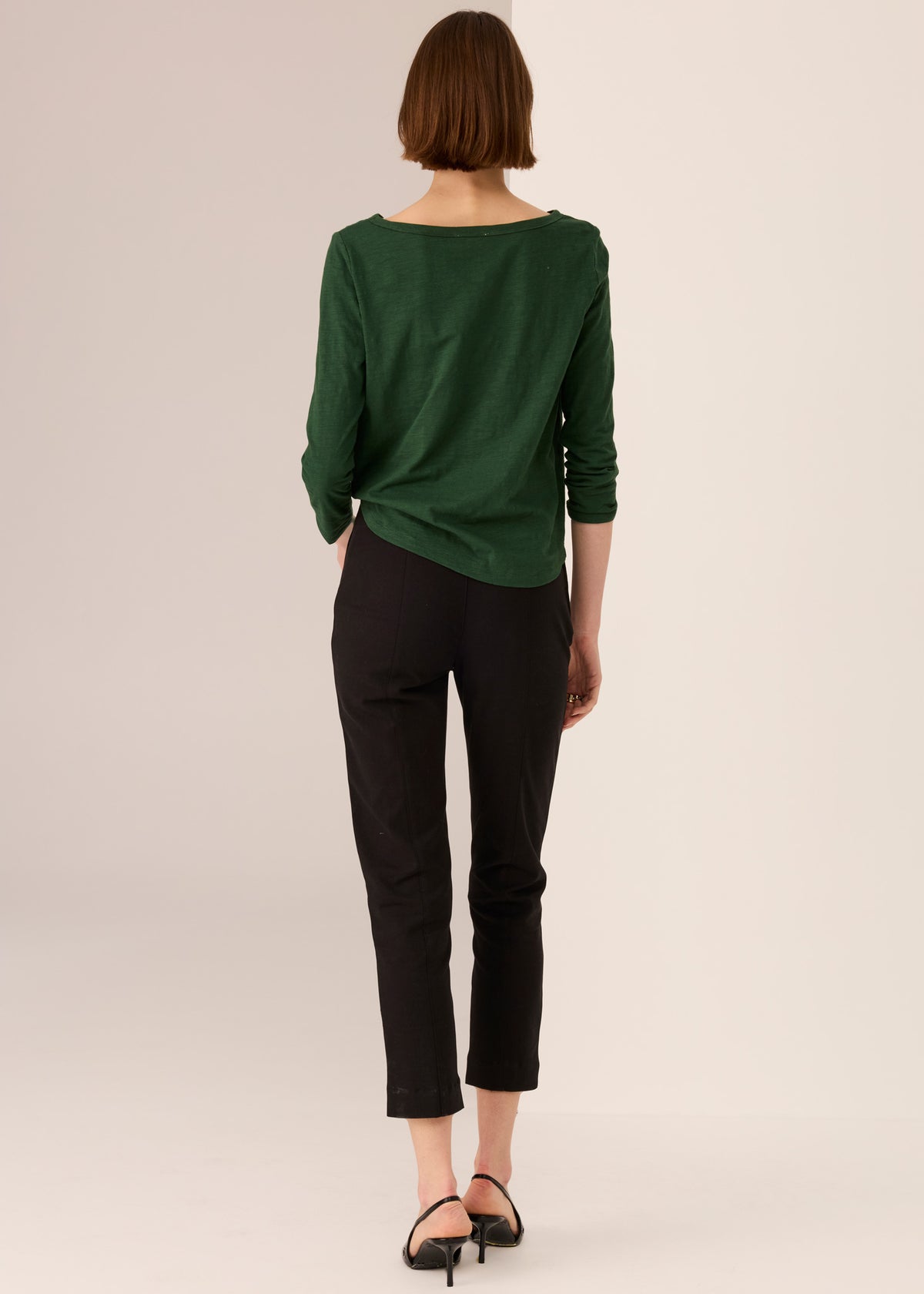 Pol Delta Cigarette Pant - Black