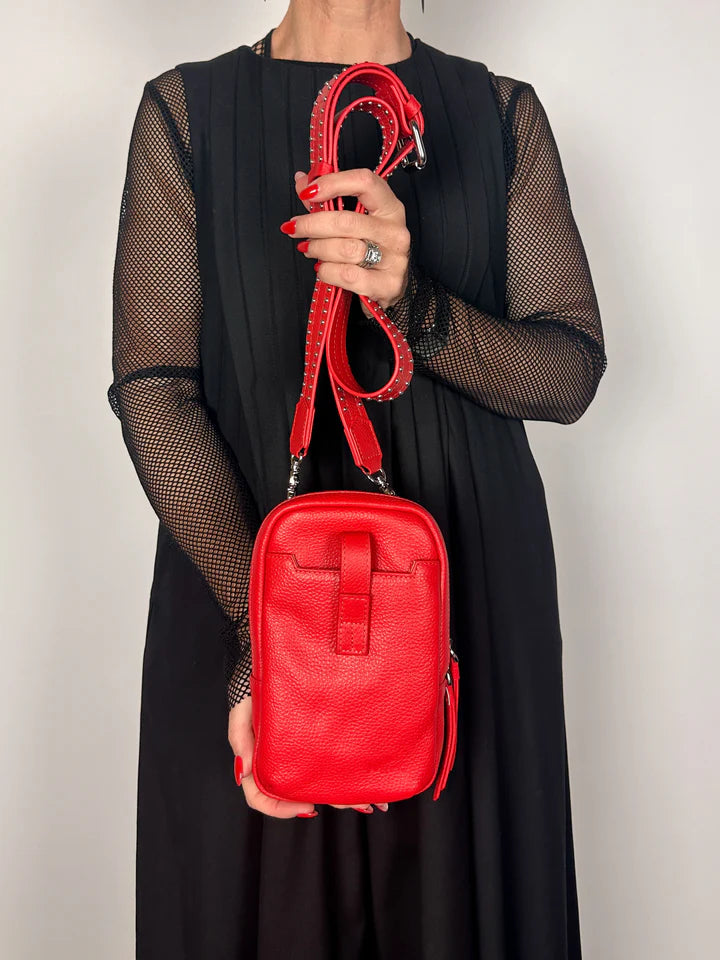 Dial Up Jetsetter Crossbody Bag - Bright Red COMING SOON