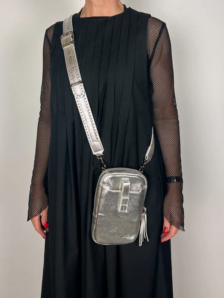 Dial Up Jetsetter Crossbody Bag - Silver COMING SOON