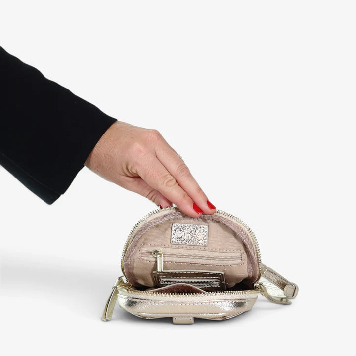 Dial Up Jetsetter Crossbody Bag - Soft Gold COMING SOON