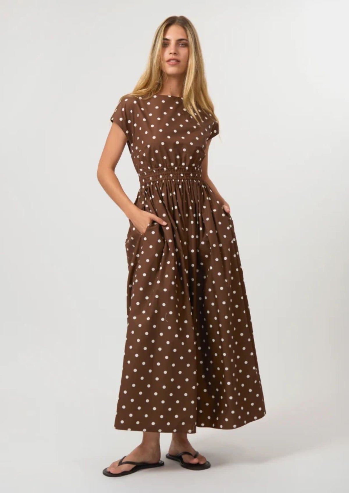 Stella + Gemma Dion Dress - Chocolate Spot