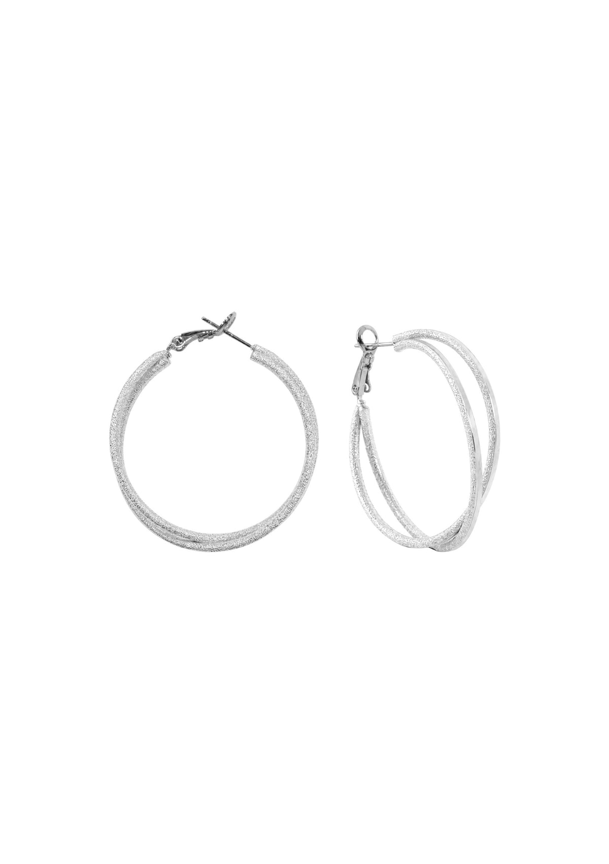 Eb + Ive Eden Hoop Earring - Silver